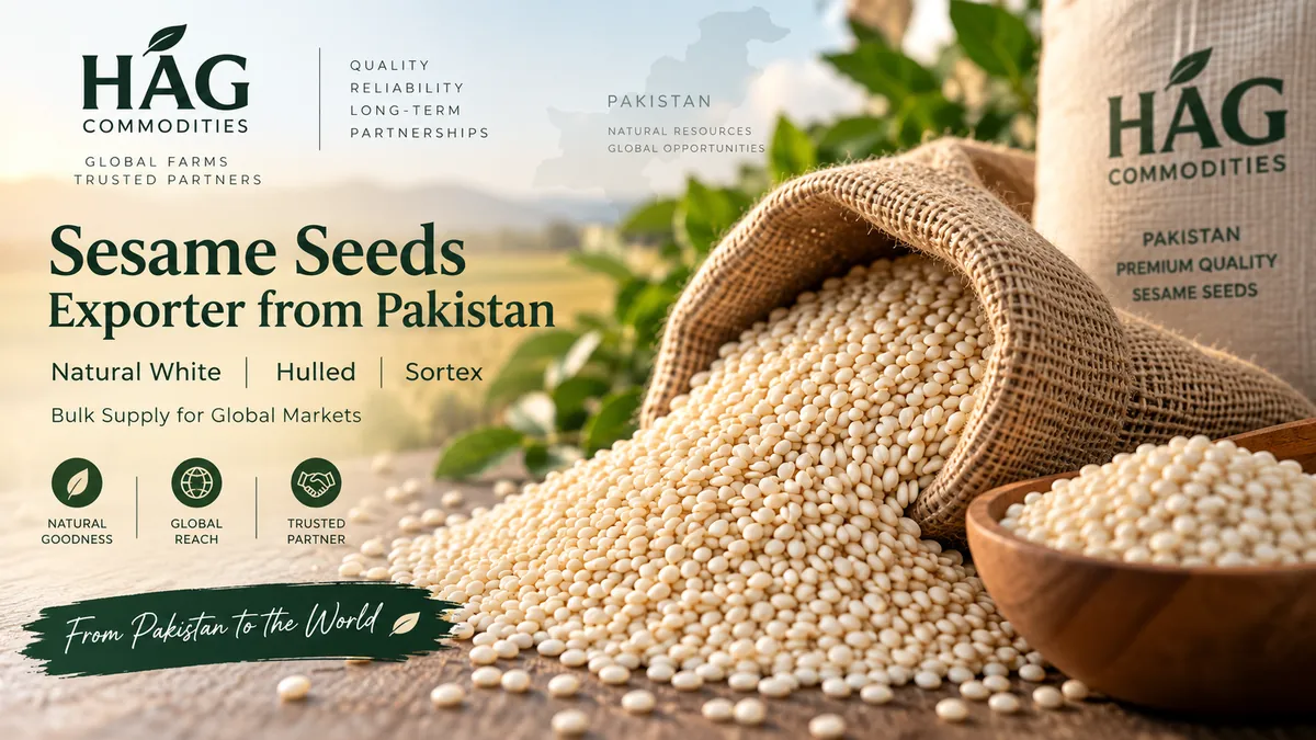 Sesame Seeds Exporter Pakistan — HAG Commodities